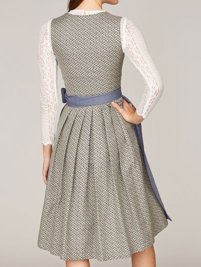 Beiges-Blaues Dirndl Beiges-Blaues Dirndl