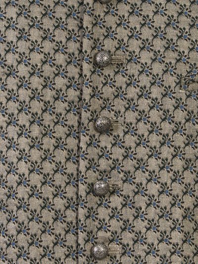 Beige Trachtenweste mit Muster Beige Trachtenweste mit Muster