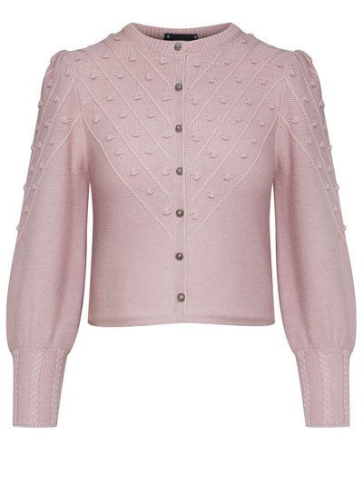 Strickjacke in Altrosa