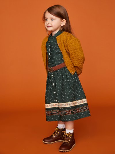 Kinderdirndl in Grün