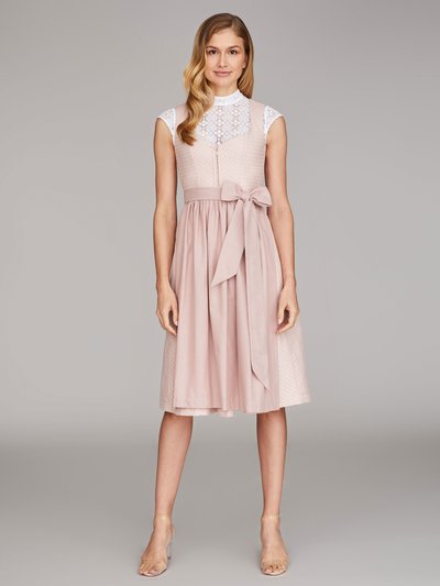 Hellrosa Dirndl mit Herzausschnitt Hellrosa Dirndl mit Herzausschnitt