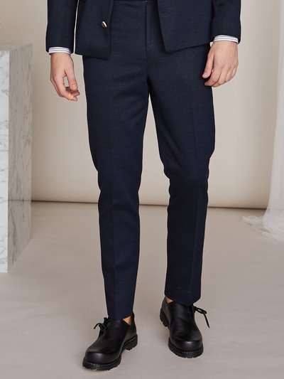 Hose aus nachtblauem Leinen Hose aus nachtblauem Leinen