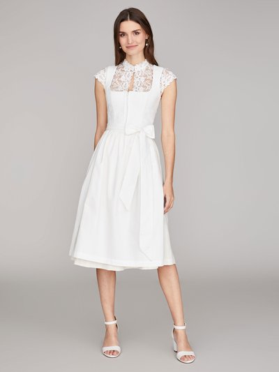 Weißes Balkonett-Dirndl Weißes Balkonett-Dirndl