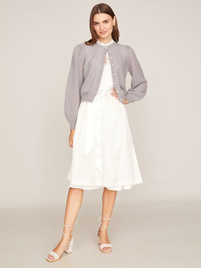 Strickjacke in Grau