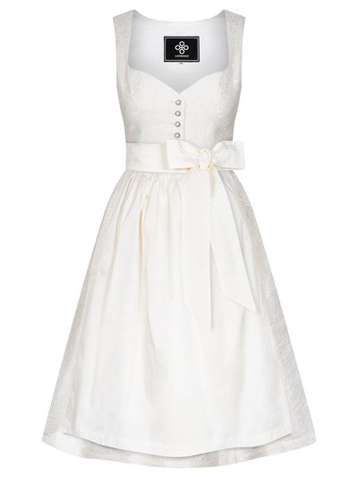 Hochzeits-Dirndl in Champagner Hochzeits-Dirndl in Champagner