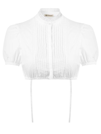 Dirndlbluse hochgeschlossen 