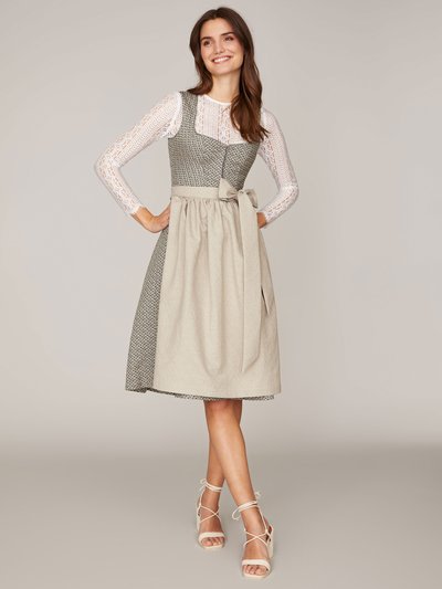 Beiges-Blaues Dirndl Beiges-Blaues Dirndl