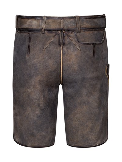 Mittelgraue Ziegenlederhose