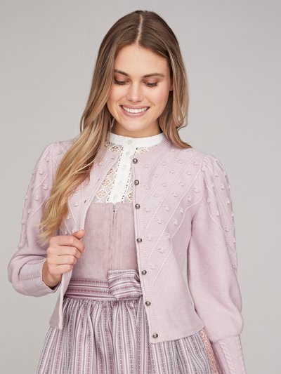 Strickjacke in Altrosa