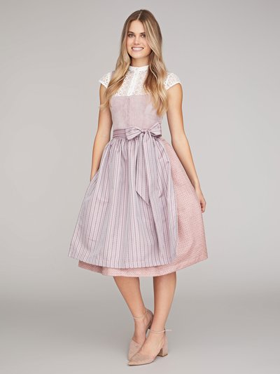 Rosa Dirndl mit Cord-Mieder Rosa Dirndl mit Cord-Mieder