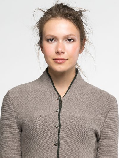 Strick Janker in Beige