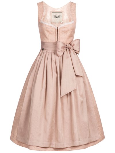 Pastell-farbenes Dirndl in sanftem Apricot