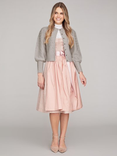 Strickjacke in Grau-Beige Strickjacke in Grau-Beige