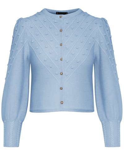 Strickjacke in Hellblau Strickjacke in Hellblau