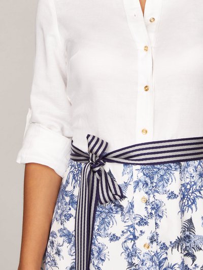 Weiß- blaues Kleid Weiß- blaues Kleid