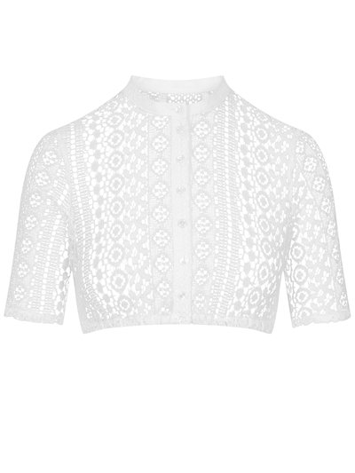 Cremeweiße Dirndlbluse Cremeweiße Dirndlbluse