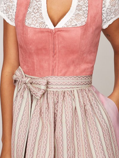 Korallfarbenes Dirndl 