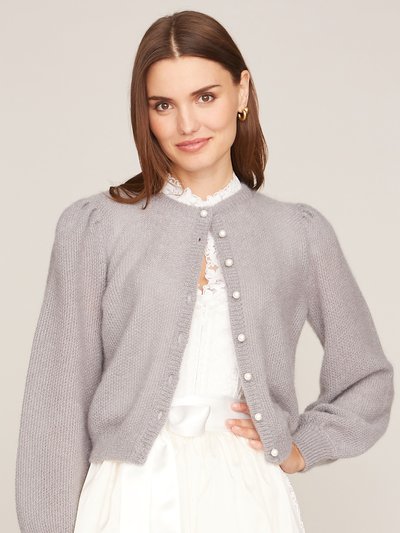 Strickjacke in Grau