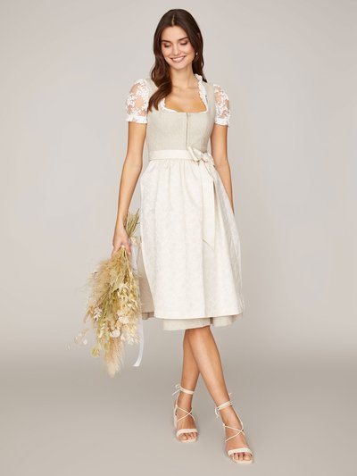 Beigefarbenes Dirndl Beigefarbenes Dirndl