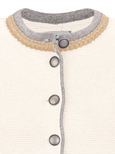 Creme-farbene Strickjacke Creme-farbene Strickjacke