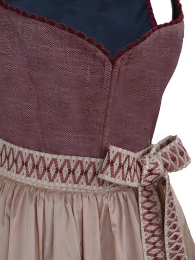 Leinen-Dirndl in Beere