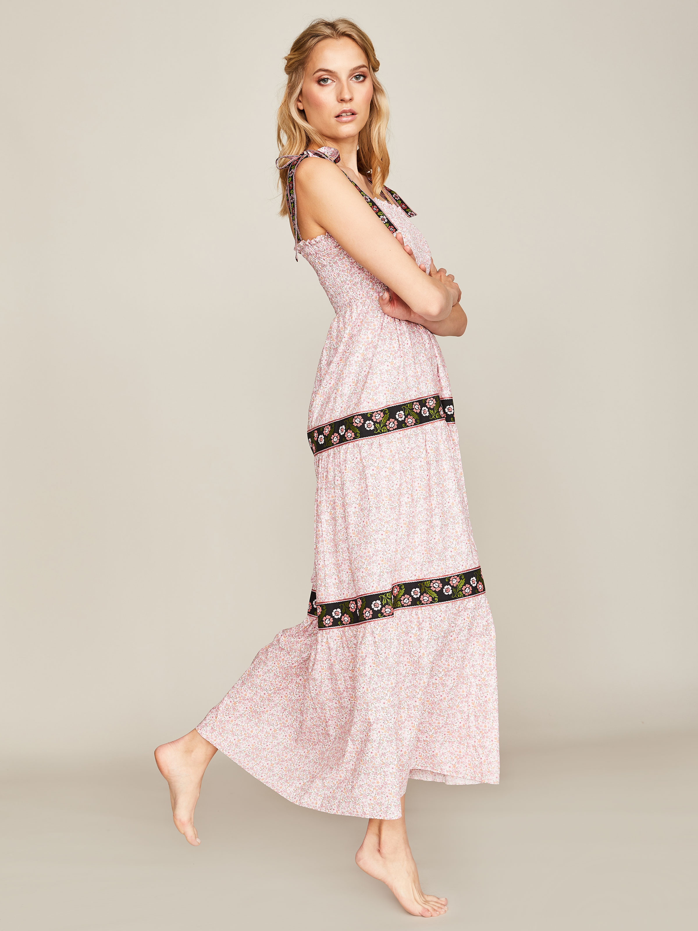 Sommerkleid mit Liberty-Muster Sommerkleid mit Liberty-Muster