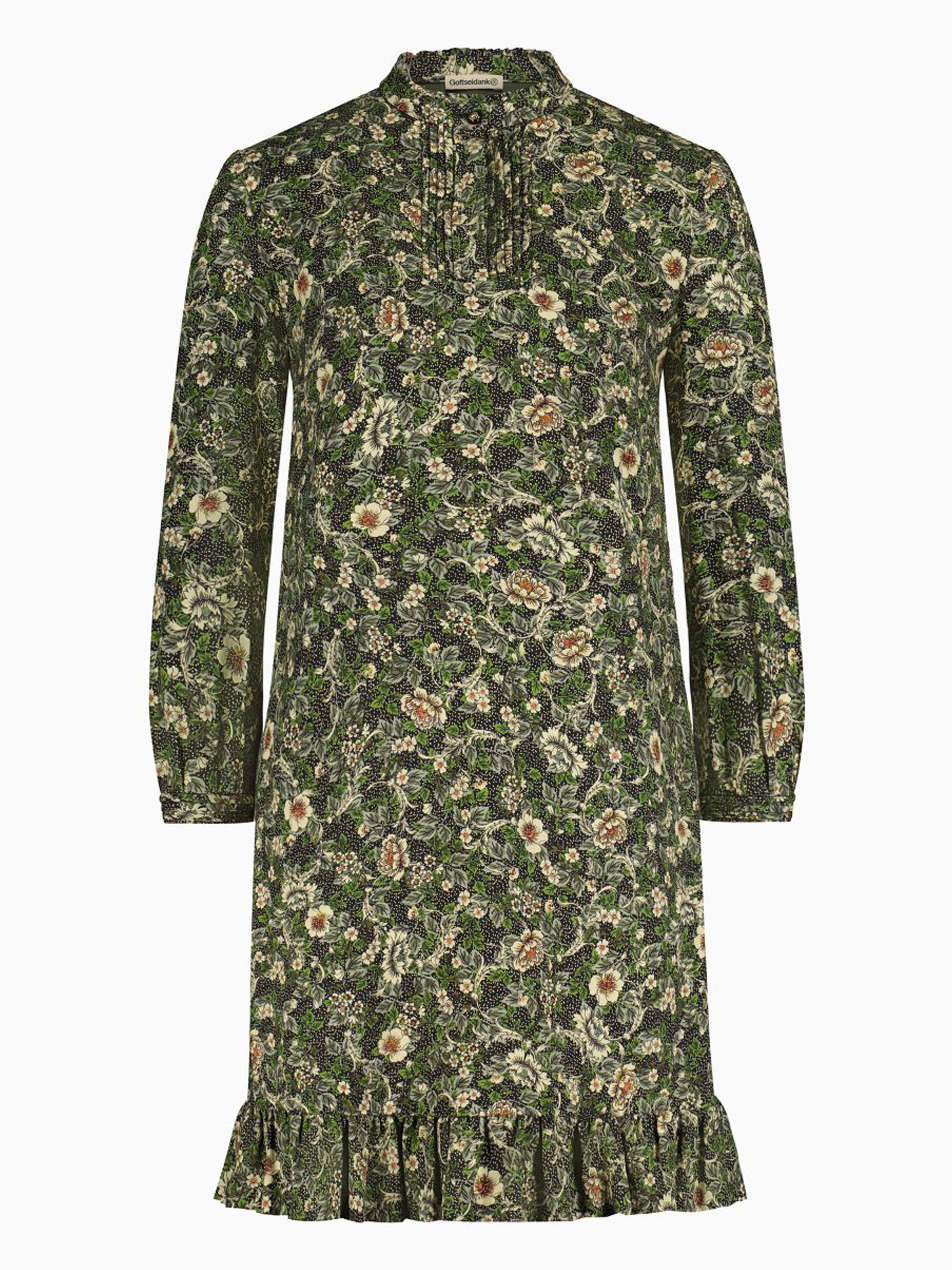 Geblümtes Midi-Kleid aus Baumwolle Geblümtes Midi-Kleid aus Baumwolle