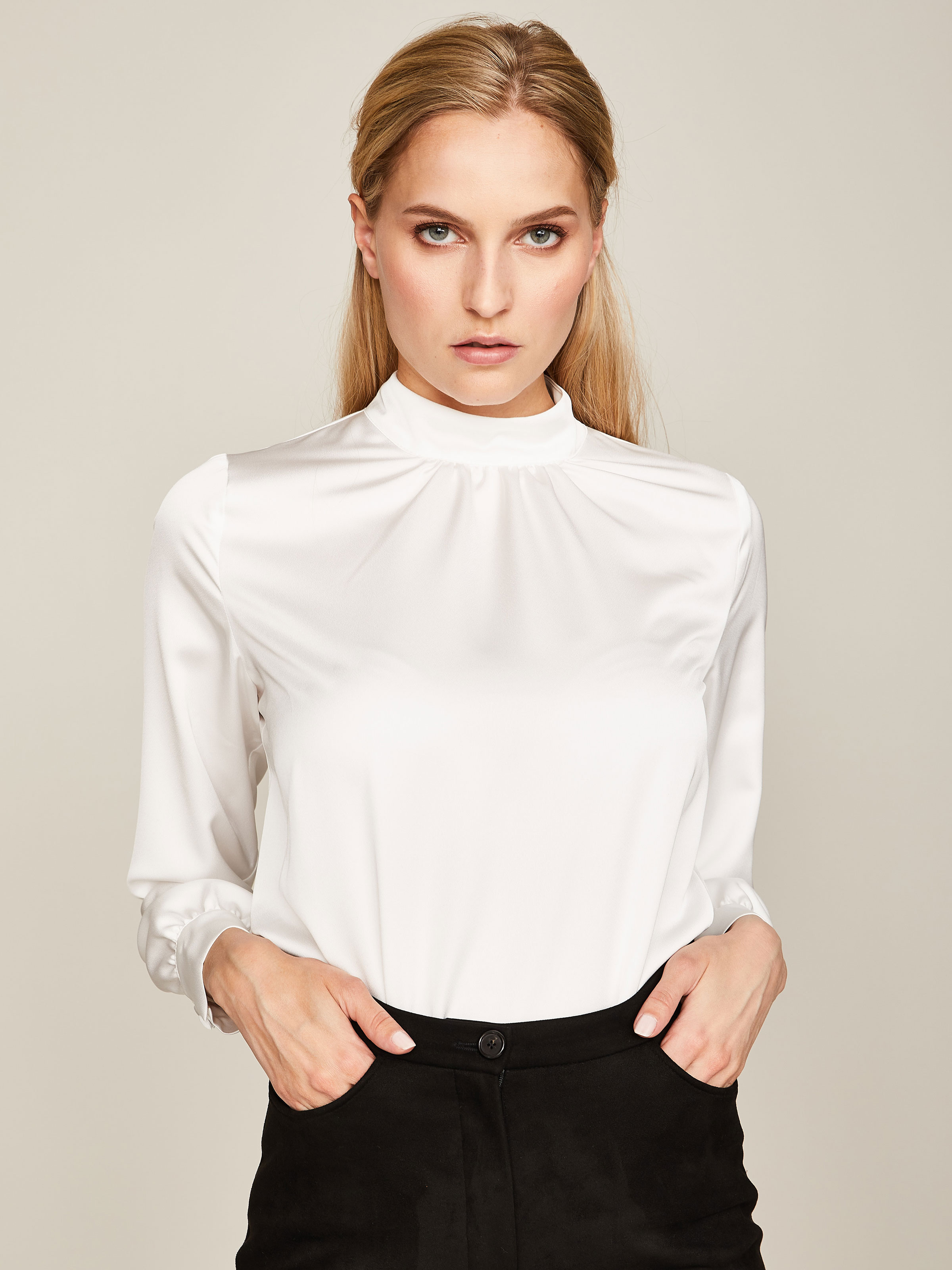 Satin Blusenbody Satin Blusenbody