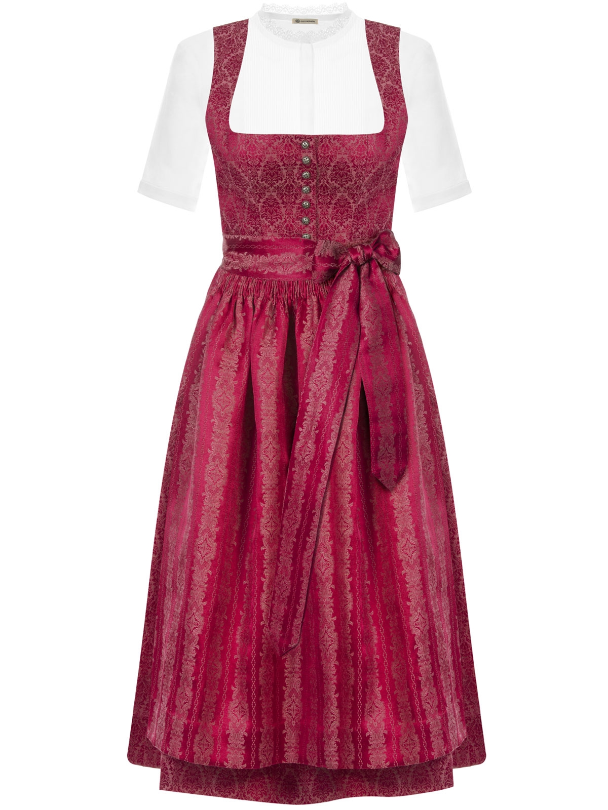 Elegantes Dirndl in schimmerndem Pink Elegantes Dirndl in schimmerndem Pink