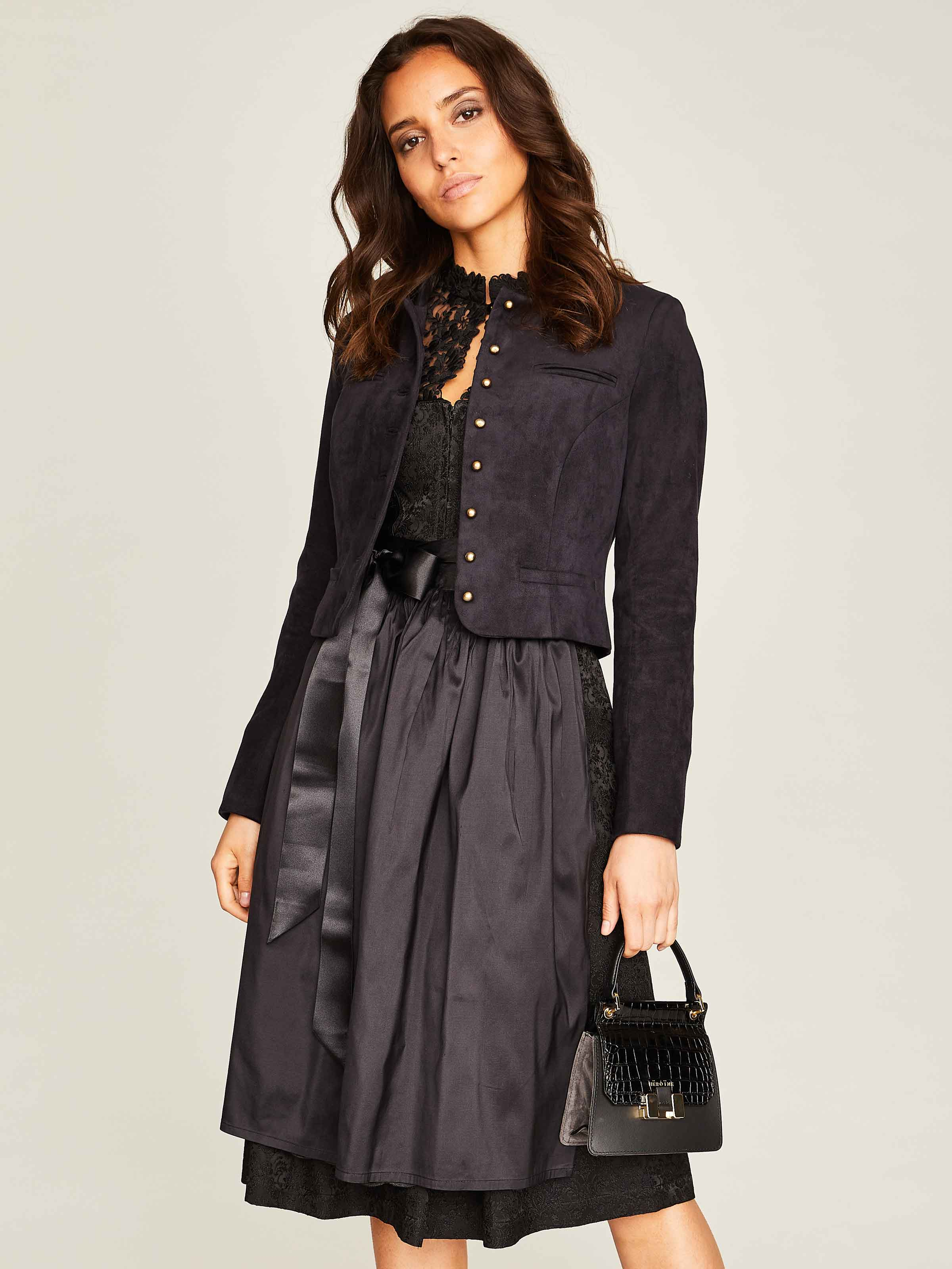 Dirndl in Schwarz mit Wendeschürze Dirndl in Schwarz mit Wendeschürze