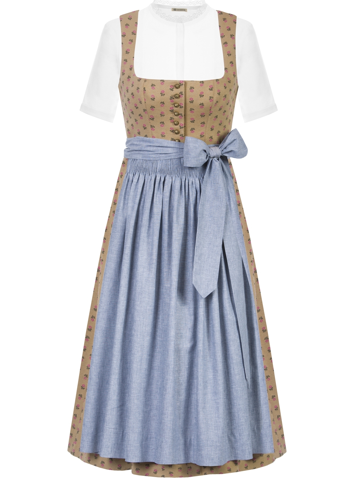 Stretch Dirndl in Senf Stretch Dirndl in Senf