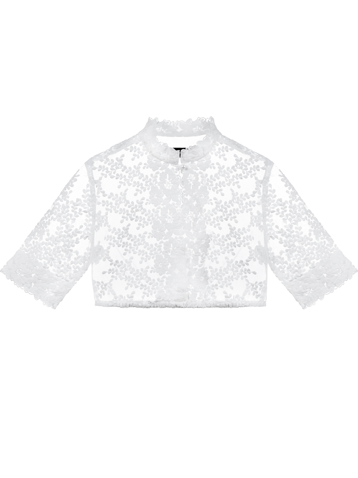 Spitzen-Dirndlbluse hochgeschlossen Spitzen-Dirndlbluse hochgeschlossen
