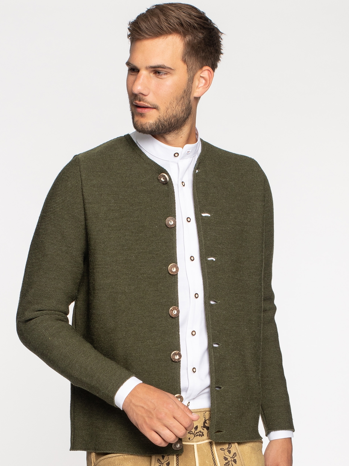 Herren Strickjanker aus Wolle Herren Strickjanker aus Wolle