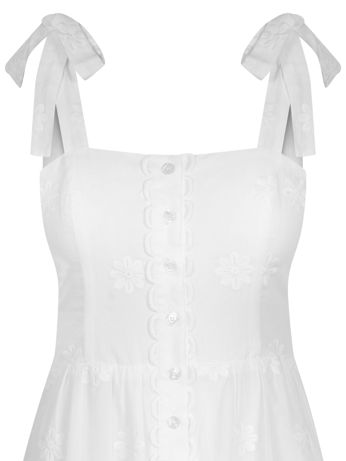 Trägerkleid aus Baumwolle Trägerkleid aus Baumwolle