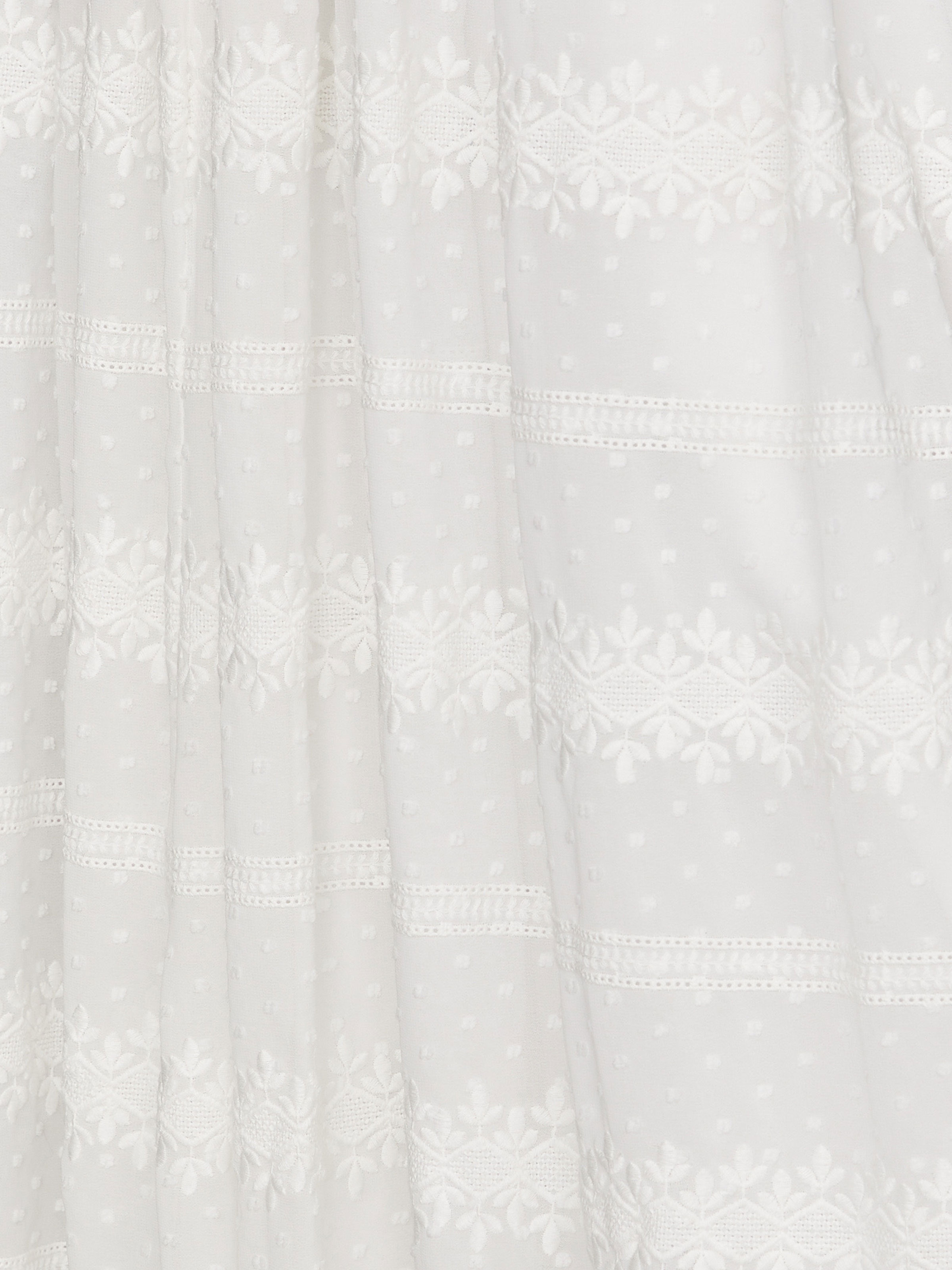 Langer Braut-Rock im Boho-Stil mit Georgette-Muster Langer Braut-Rock im Boho-Stil mit Georgette-Muster
