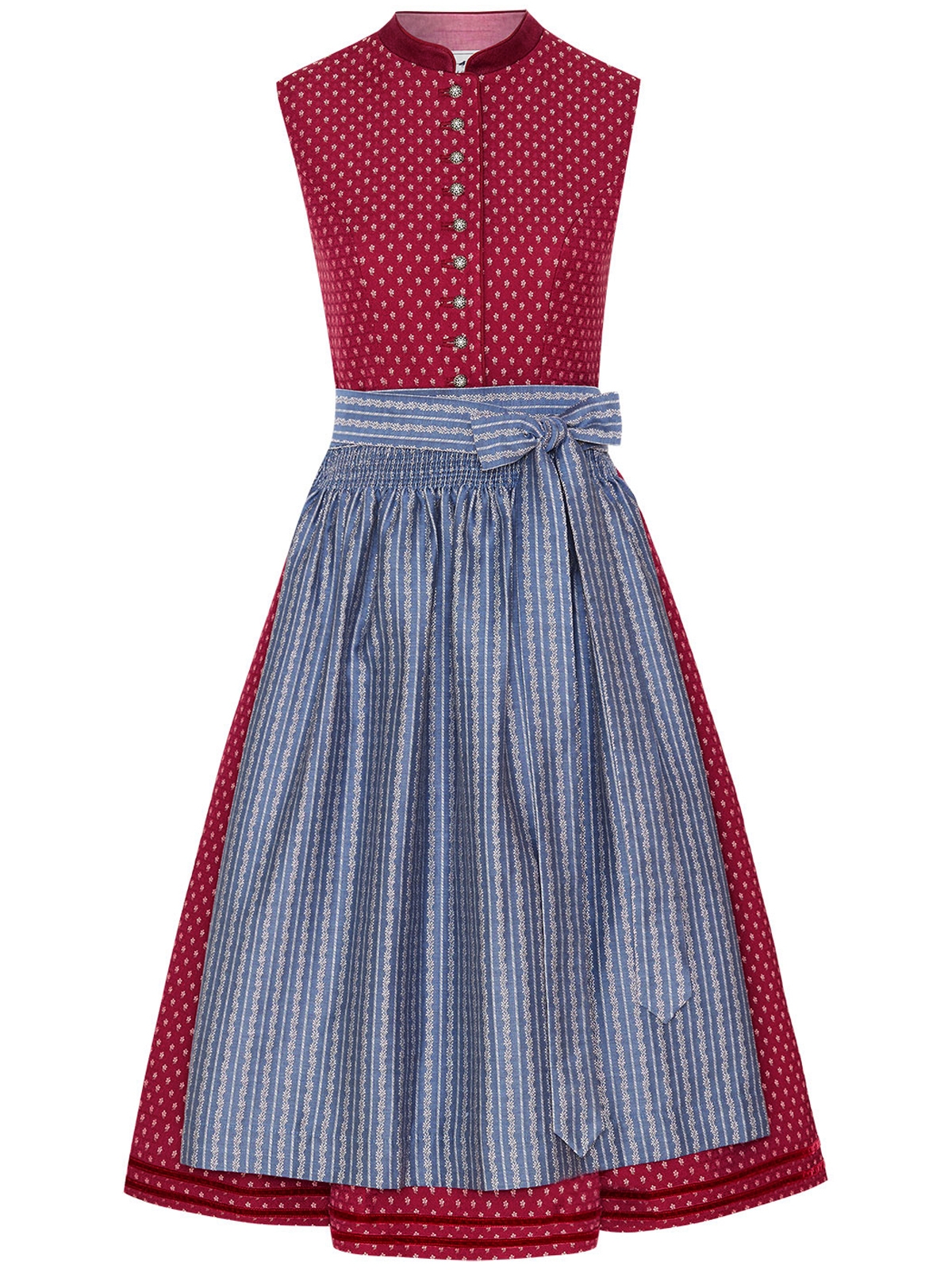 Rotes Dirndl hochgeschlossen Rotes Dirndl hochgeschlossen