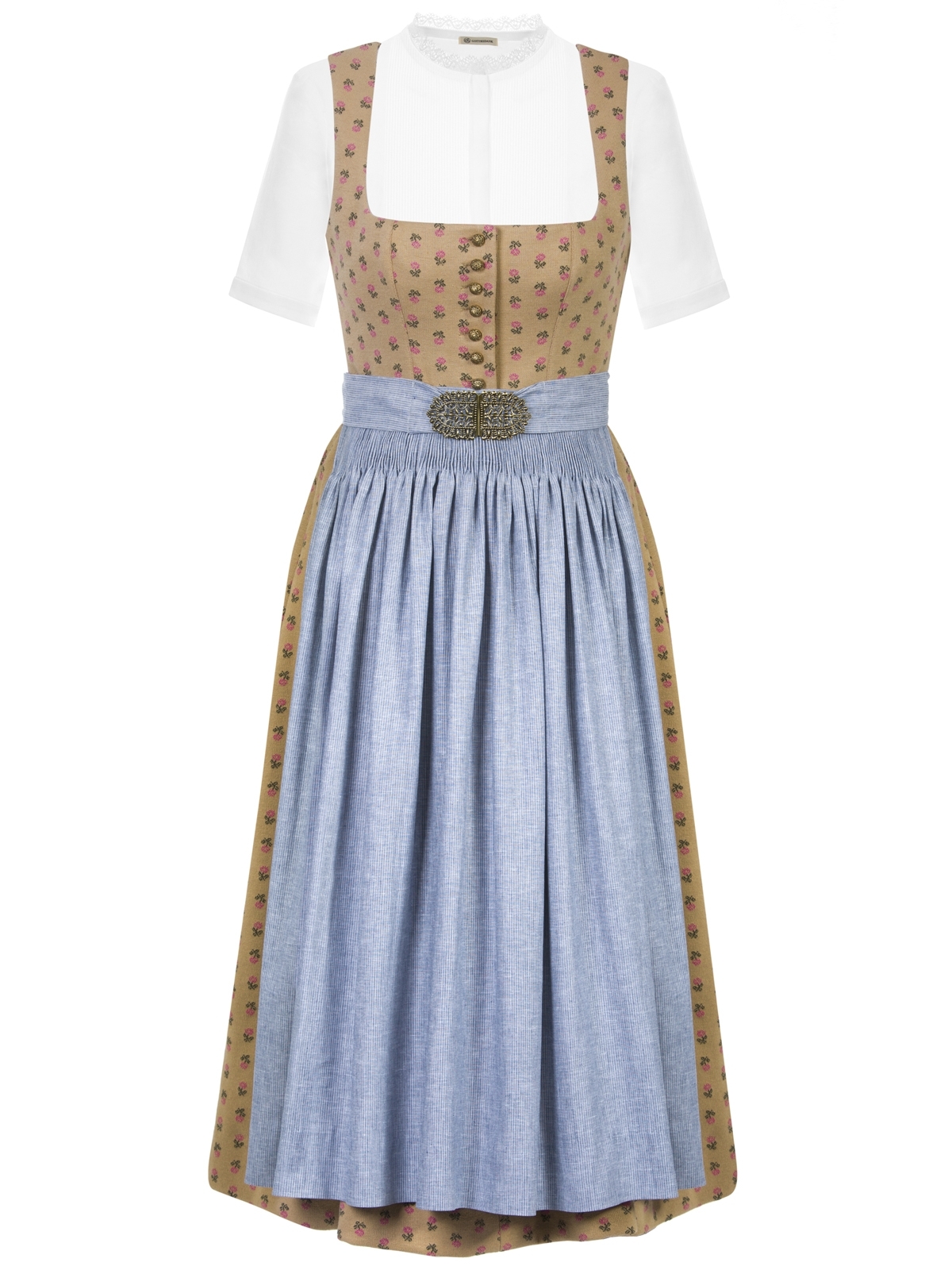 Stretch Dirndl in Senf Stretch Dirndl in Senf
