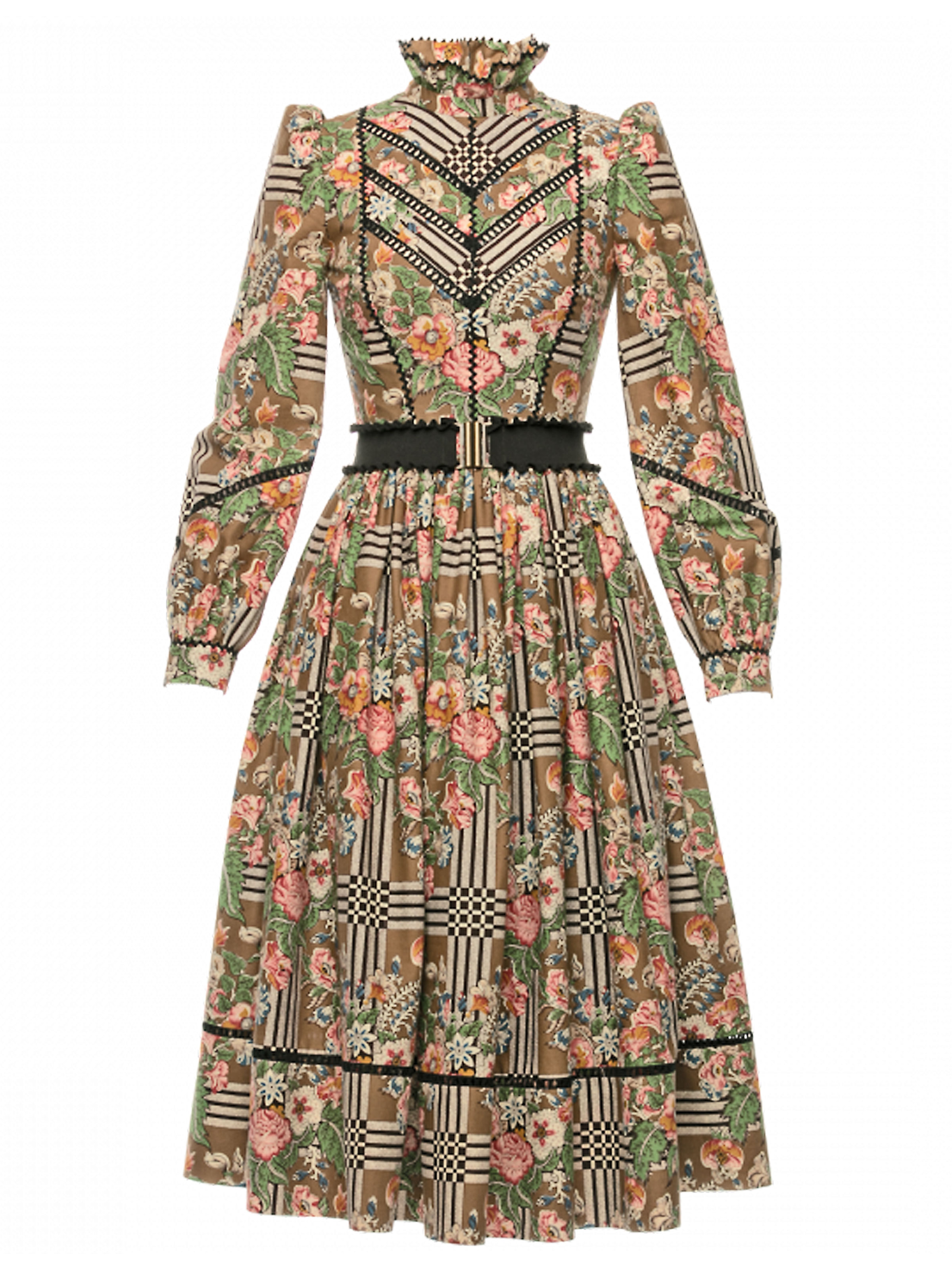 Kleid mit Blumenprint und Puffärmeln Kleid mit Blumenprint und Puffärmeln