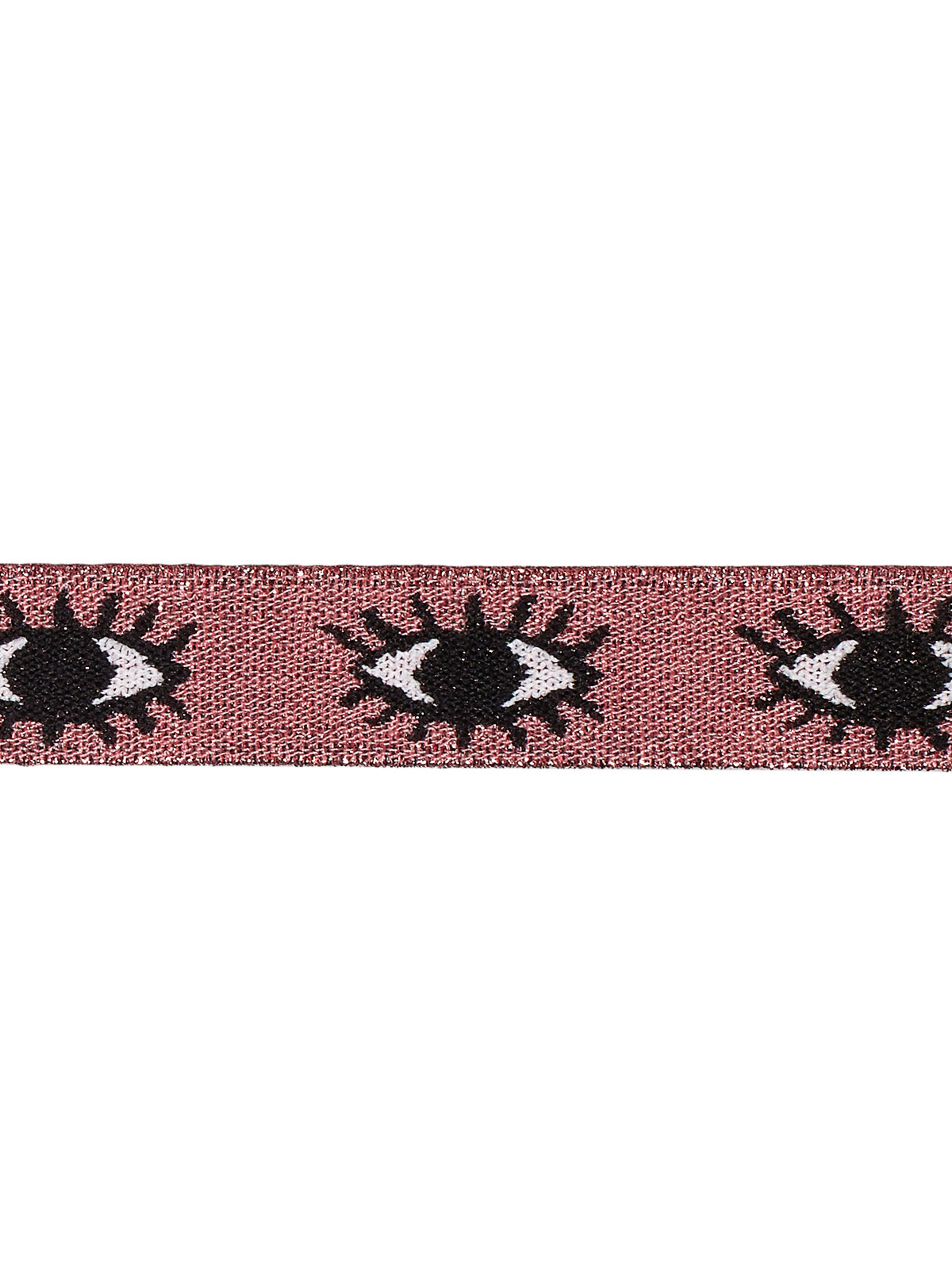 Pinker Stretch-Trachtengürtel mit Augen-Muster Pinker Stretch-Trachtengürtel mit Augen-Muster