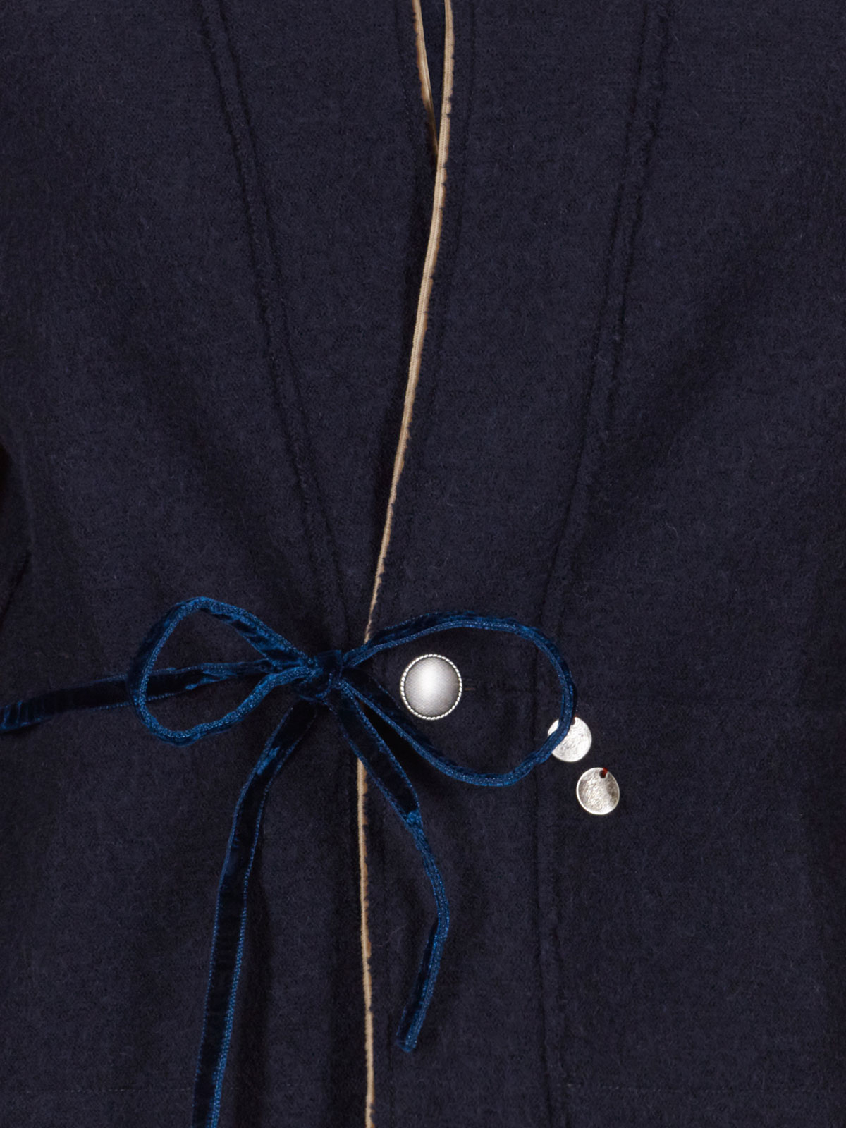 Dunkelblaue Wolljacke Dunkelblaue Wolljacke
