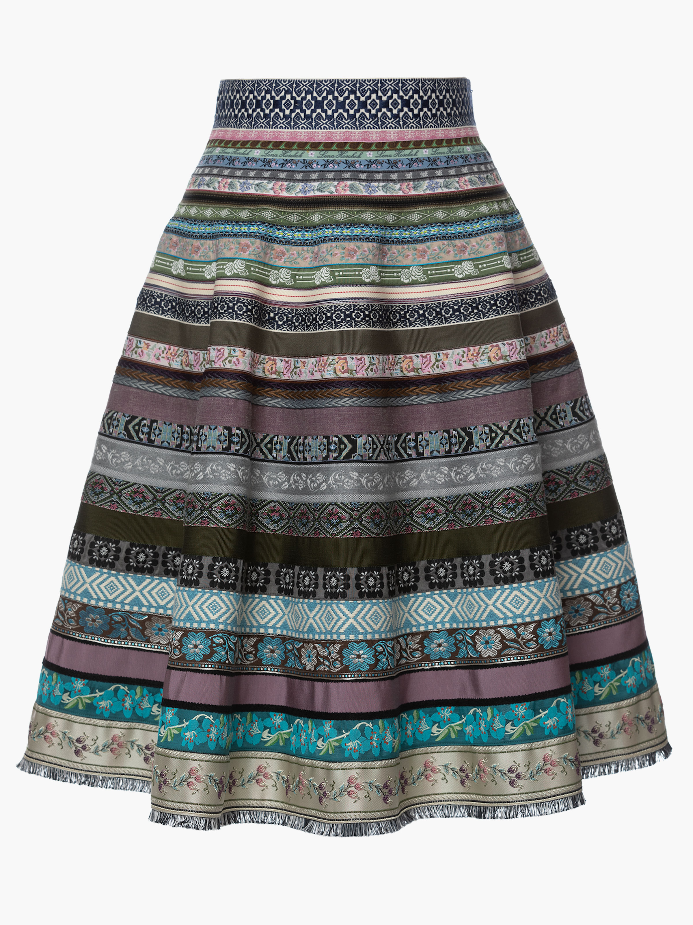 Gemusterter Midi-Rock im Boho-Look Gemusterter Midi-Rock im Boho-Look