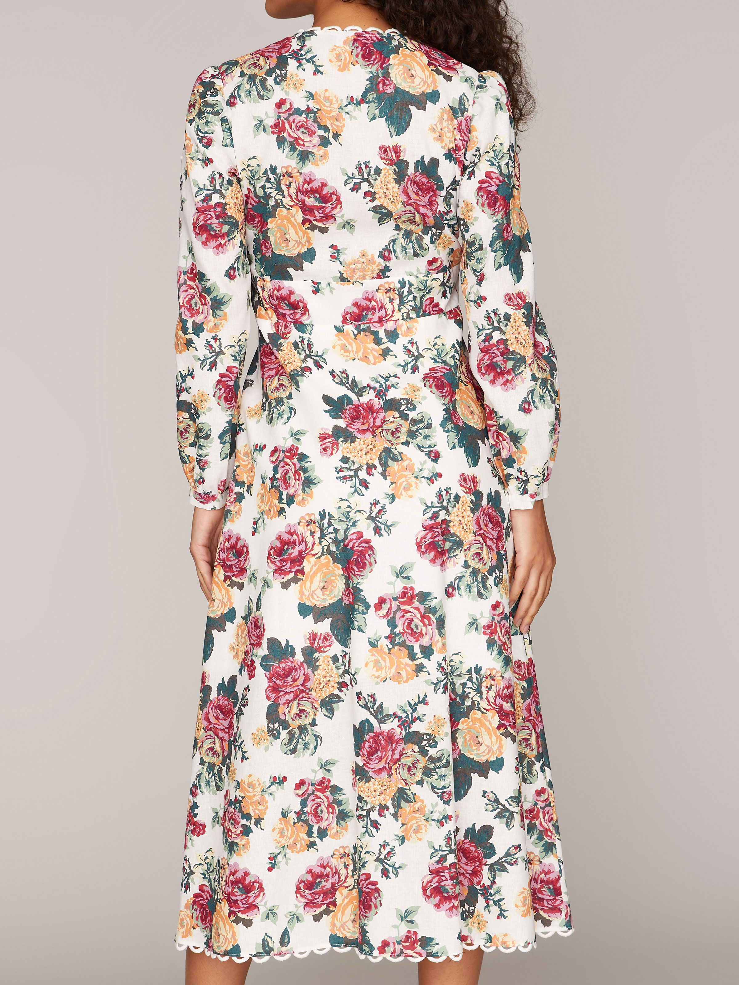 Midikleid mit Blumenmuster Midikleid mit Blumenmuster