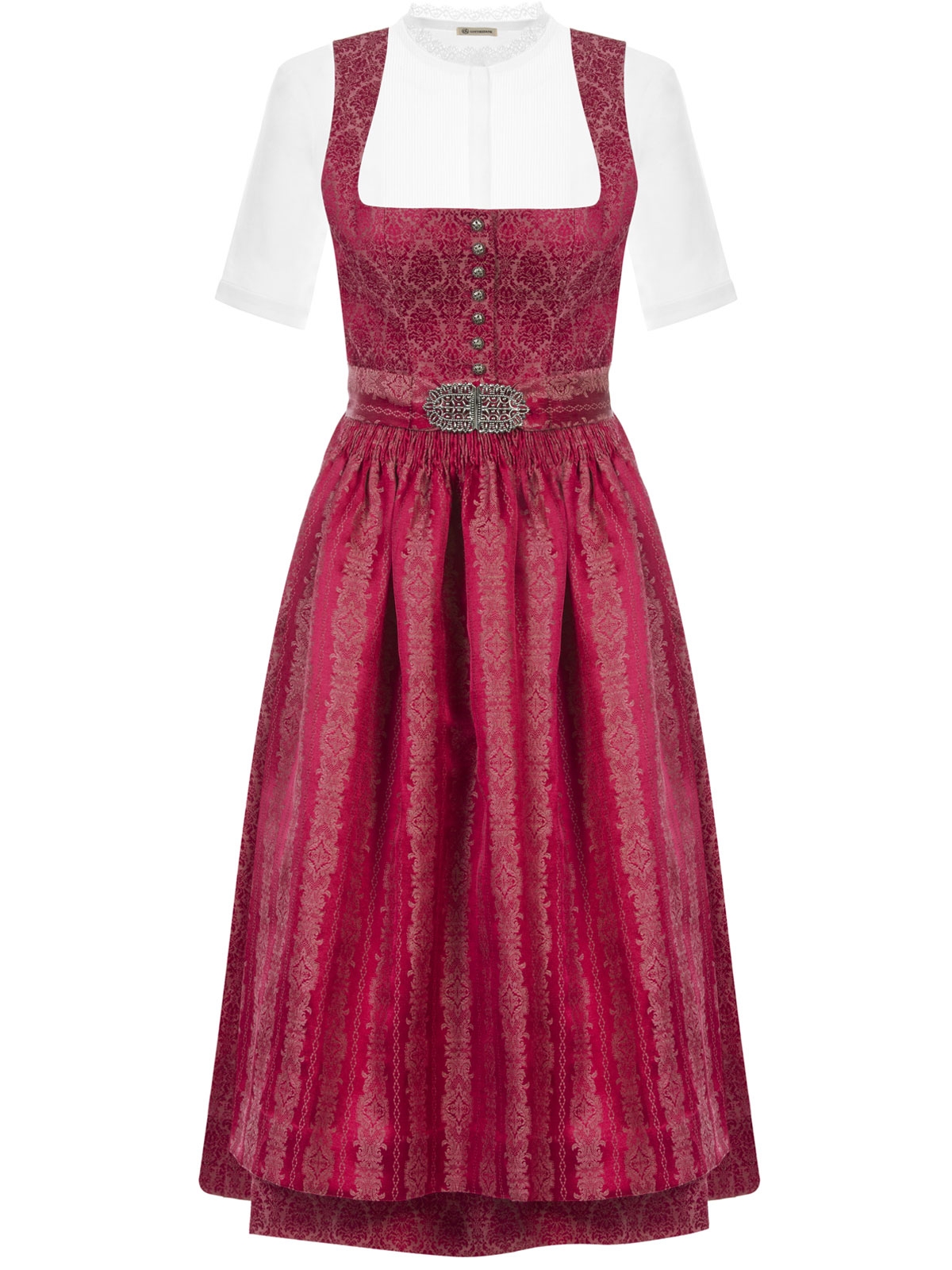 Elegantes Dirndl in schimmerndem Pink Elegantes Dirndl in schimmerndem Pink