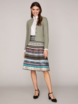 Gemusterter Midi-Rock im Boho-Look Gemusterter Midi-Rock im Boho-Look