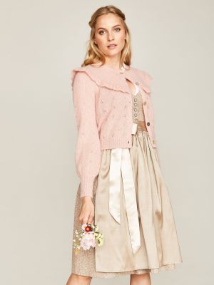 Beigefarbenes Dirndl mit zwei Schürzen Beigefarbenes Dirndl mit zwei Schürzen