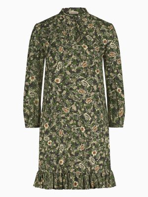 Geblümtes Midi-Kleid aus Baumwolle Geblümtes Midi-Kleid aus Baumwolle