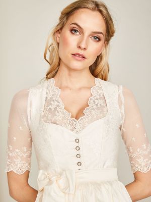 Hochzeits-Dirndl in Champagner Hochzeits-Dirndl in Champagner