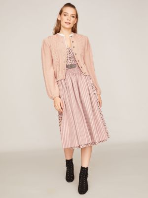 Oversized Strickjacke in sanftem Apricot Oversized Strickjacke in sanftem Apricot