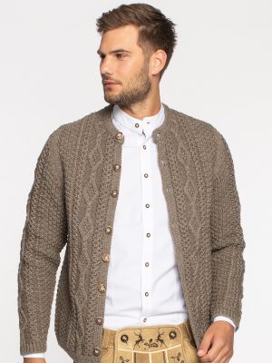 Trachten Strickjanker braun Trachten Strickjanker braun