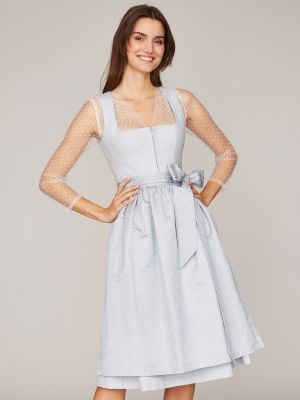 Hellblaues Dirndl mit 2 Schürzen Hellblaues Dirndl mit 2 Schürzen